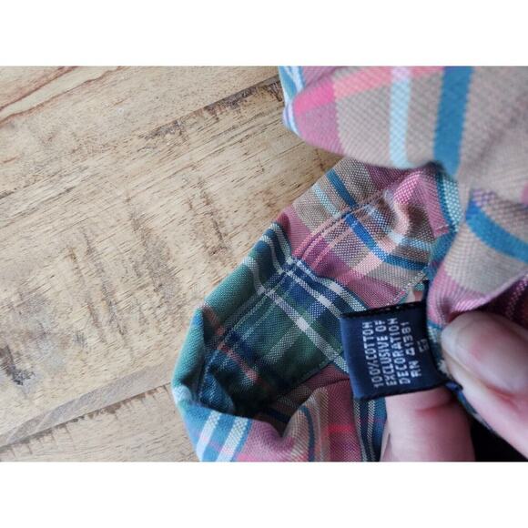 Ralph Lauren Custom Fit Plaid Button Down Shirt Men's Size XL Preppy Nautical - Picture 10 of 13